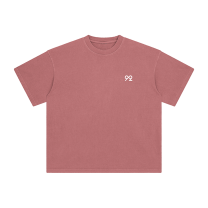 Lotus Flower Enzyme Washed T-Shirt
