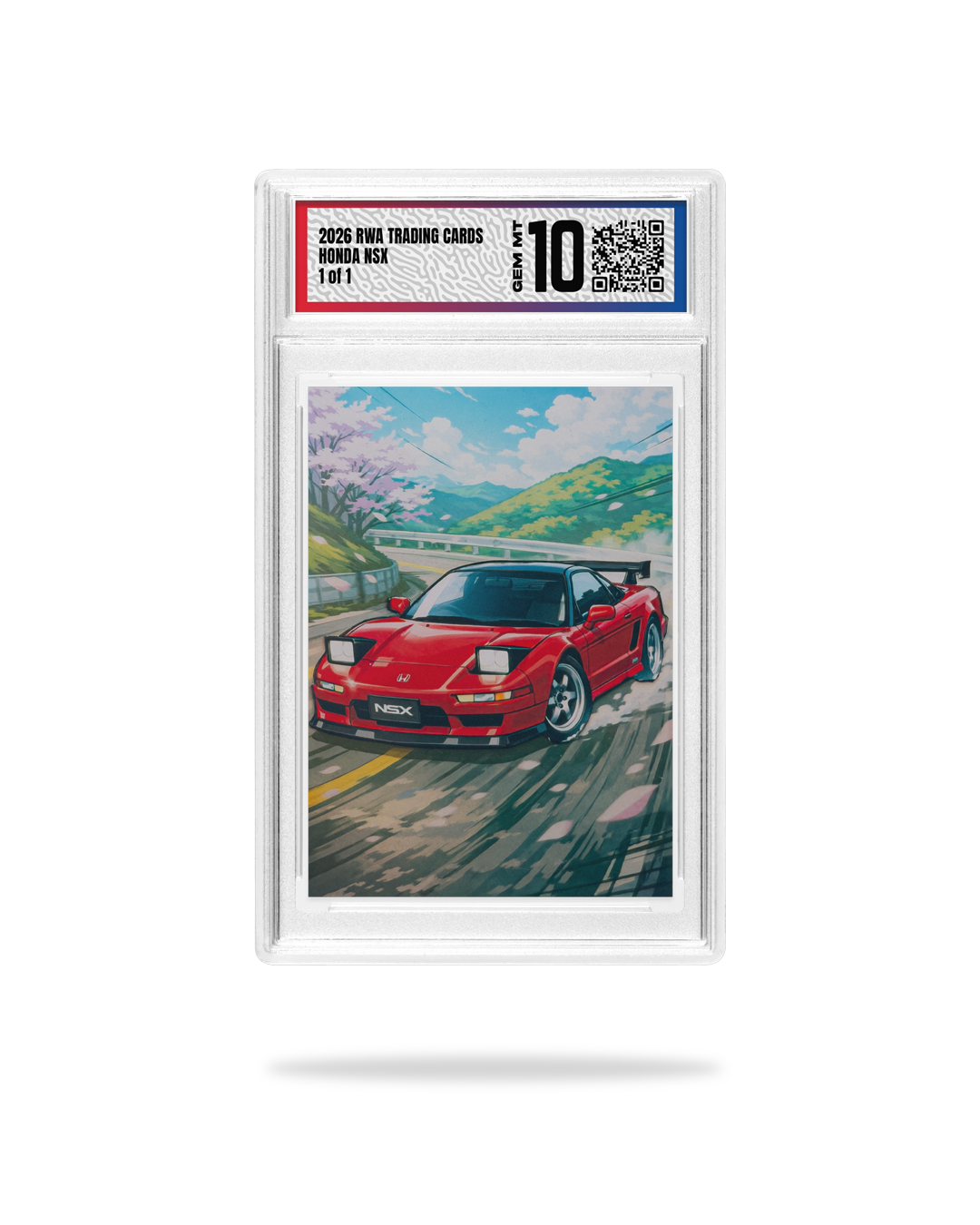1/1 Honda NSX Anime Style Custom Card
